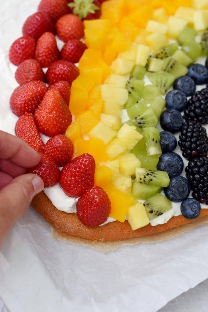 Der Alles-wird-gut Regenbogen-Kuchen