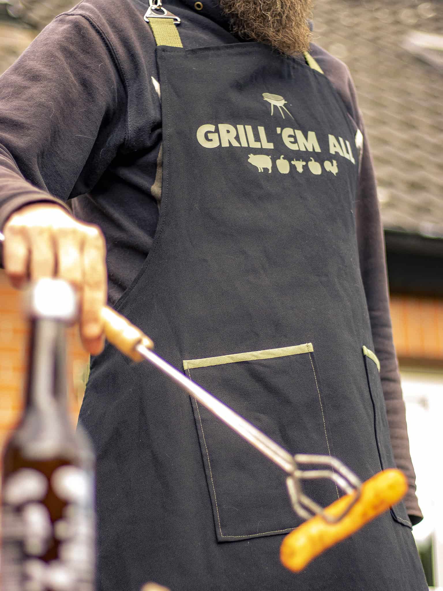 Grillschürze nähen – kostenloses Schnittmuster