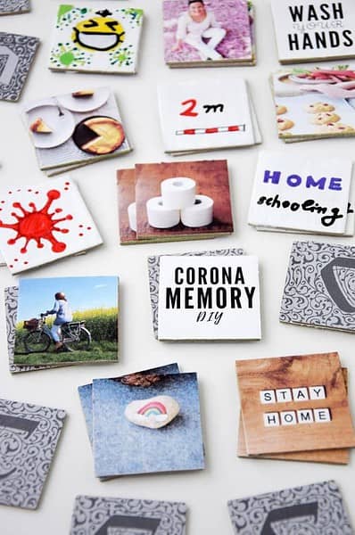 Corona MEMORY Spiel selbst gestalten