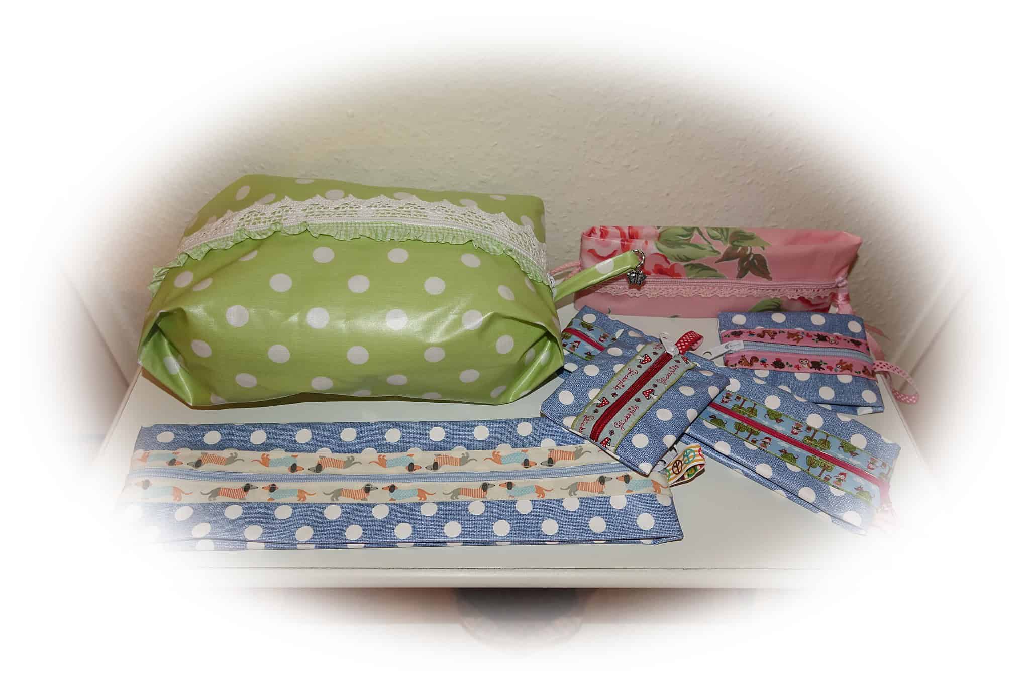 Wachstuch Viele Taschen aus Wachstuch mit nur einem Schnittmuster nähen für Anfänger