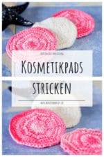 Kosmetikpads stricken