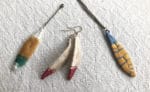 Wunderschönen Schmuck im Federstile sticken