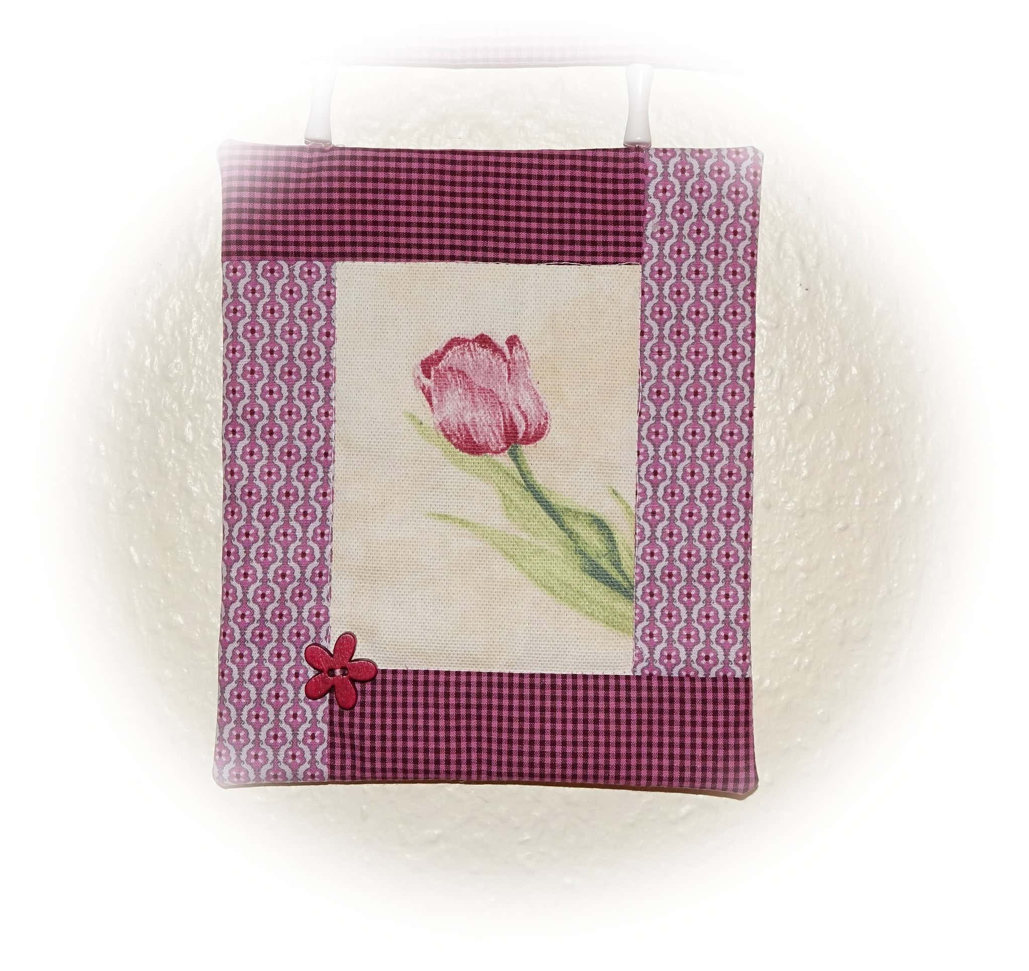 Mini Wandbehang aus Stoffresten nähen für Anfänger