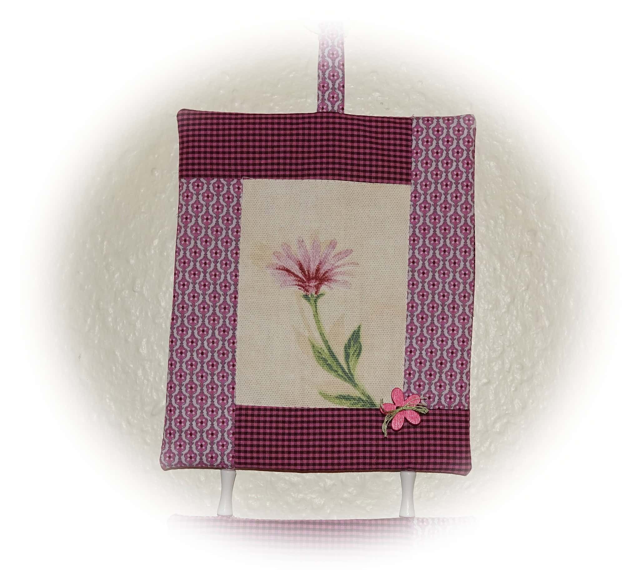 Mini Wandbehang aus Stoffresten nähen für Anfänger