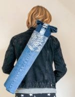 Yogatasche aus Jeans nähen – Anleitung