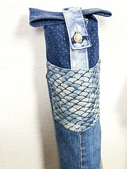 Yogatasche aus Jeans nähen – Anleitung