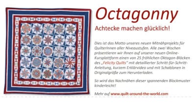 Neues Online-Mitnähprojekt: Octagonny – Achtecke machen glücklich!