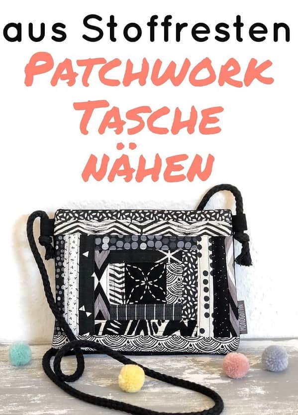 Patchworktasche aus Stoffresten nähen - Anleitung