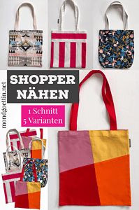 Shopper - 1 Schnitt 5 Varianten