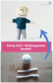 String Doll/Wollpüppchen basteln (ohne Nähen!)