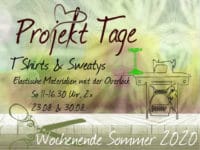 Nähkurs Projekt TShirts& Sweatys  2x So  11 bis 16.30 Uhr August