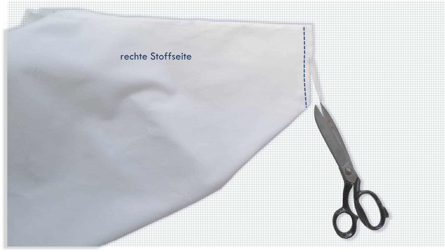 Spannlaken nähen für ein Bügelbrett