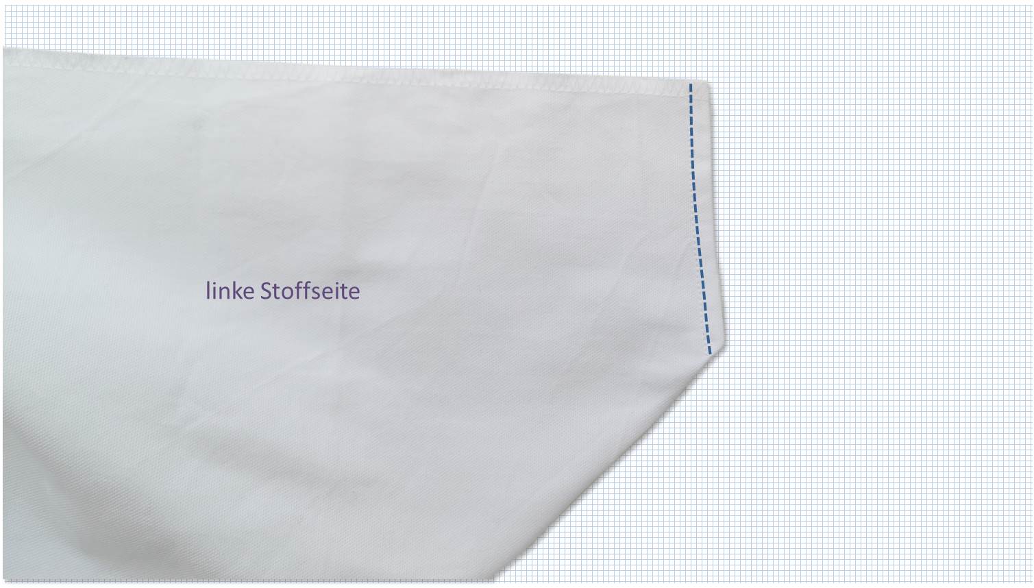 Spannlaken nähen für ein Bügelbrett