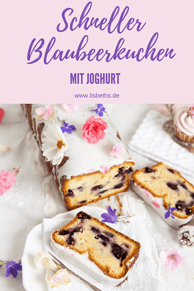 „Schneller Blaubeerkuchen!"