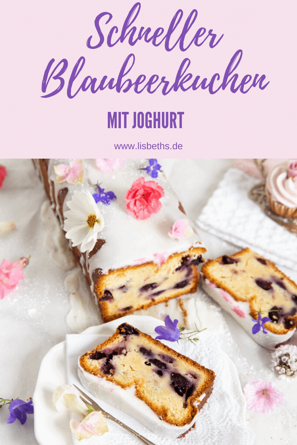 „Schneller Blaubeerkuchen!“
