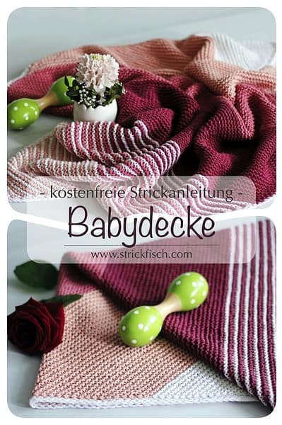 Quadratische Babydecke stricken