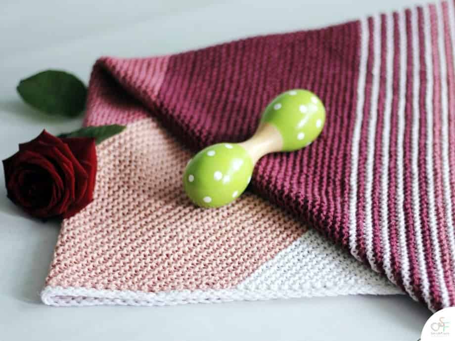 Quadratische Babydecke stricken
