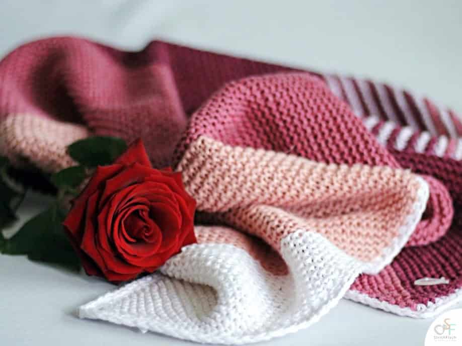 Quadratische Babydecke stricken