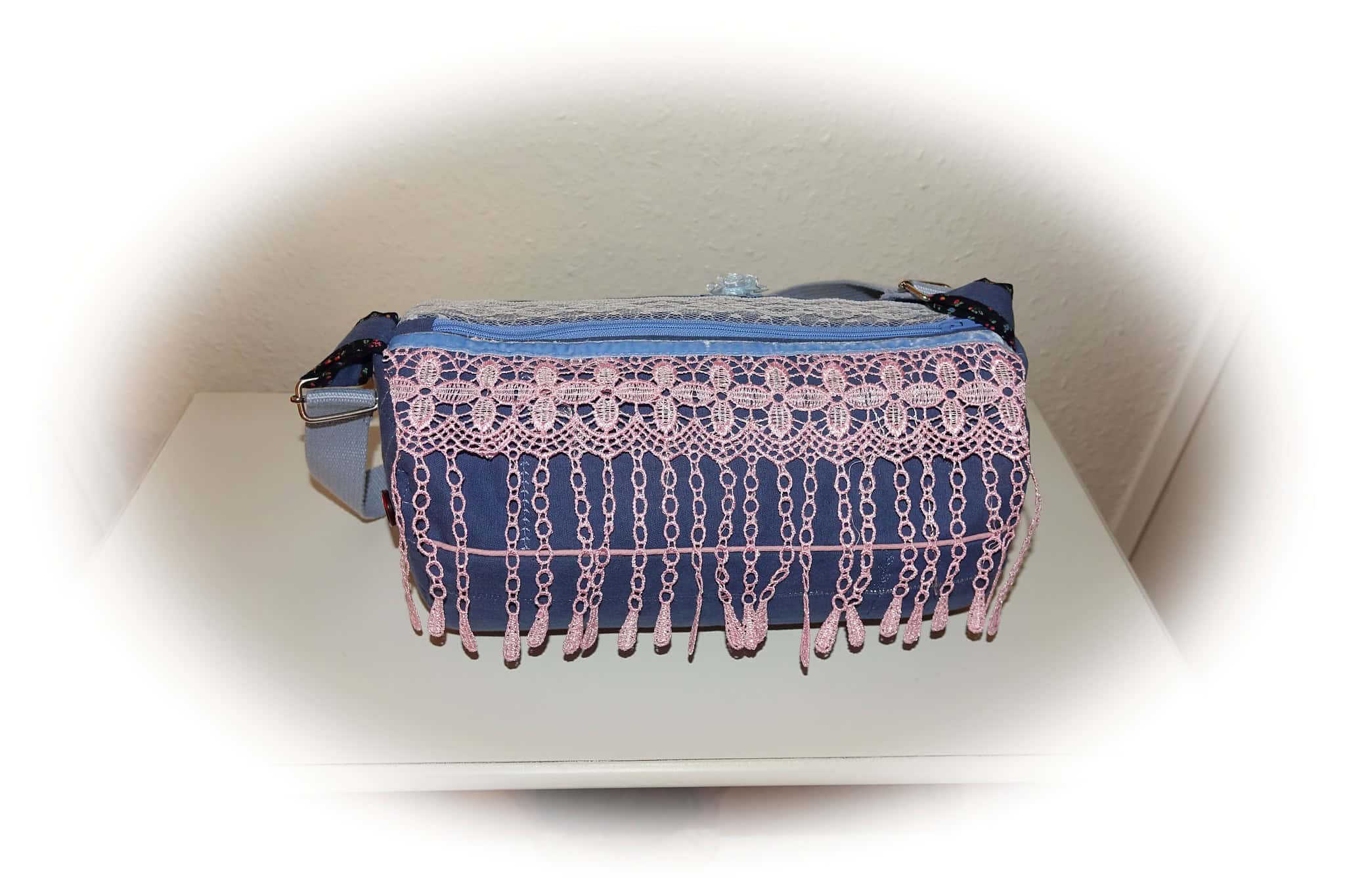 Upcycling Umhängetasche ( Schlauchtasche) einfach und schnell genäht