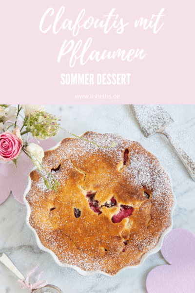 Clafoutis mit Pflaumen