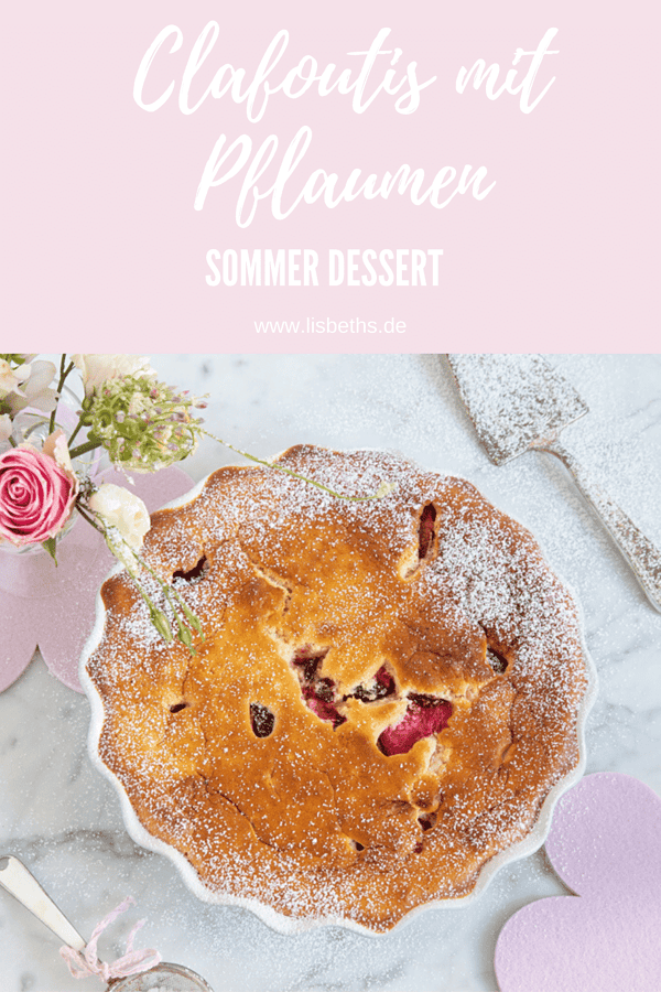 Clafoutis mit Pflaumen