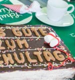 einfache Einschulungstorte ohne Fondant