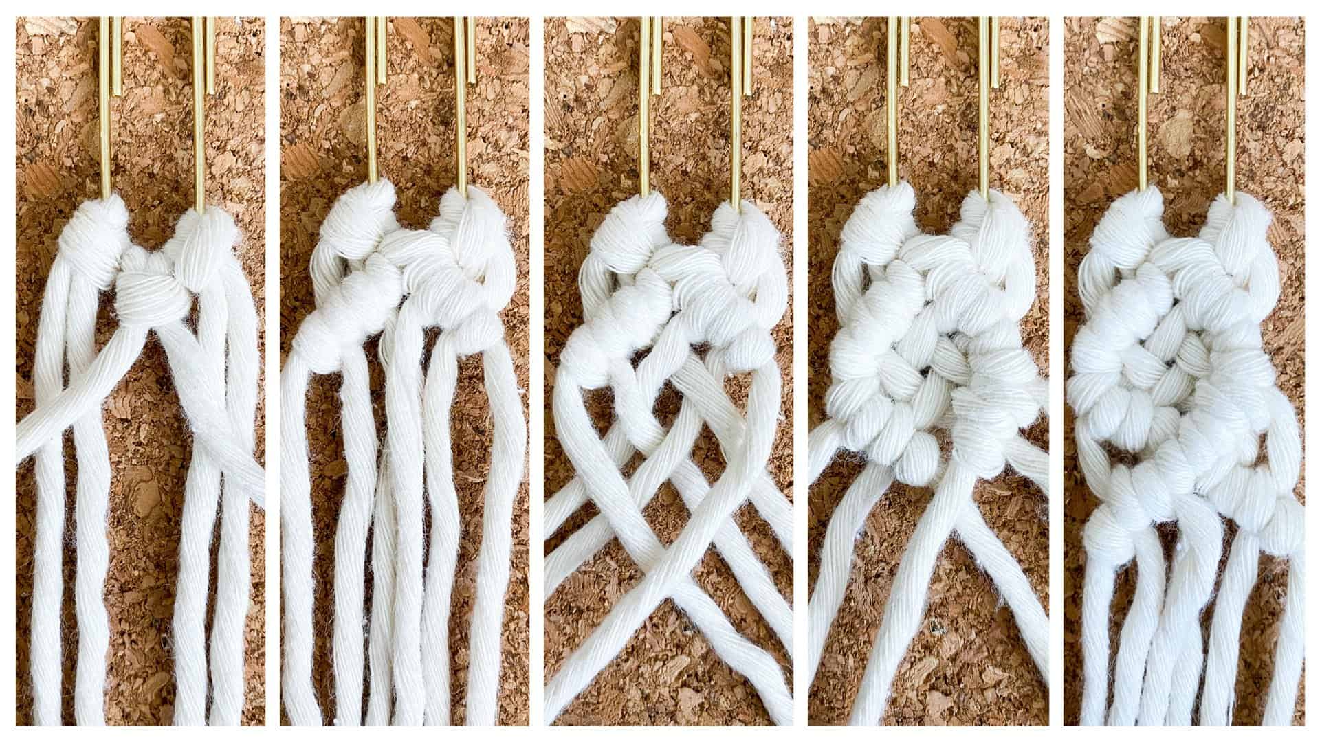 Lesezeichen DIY aus Makramee