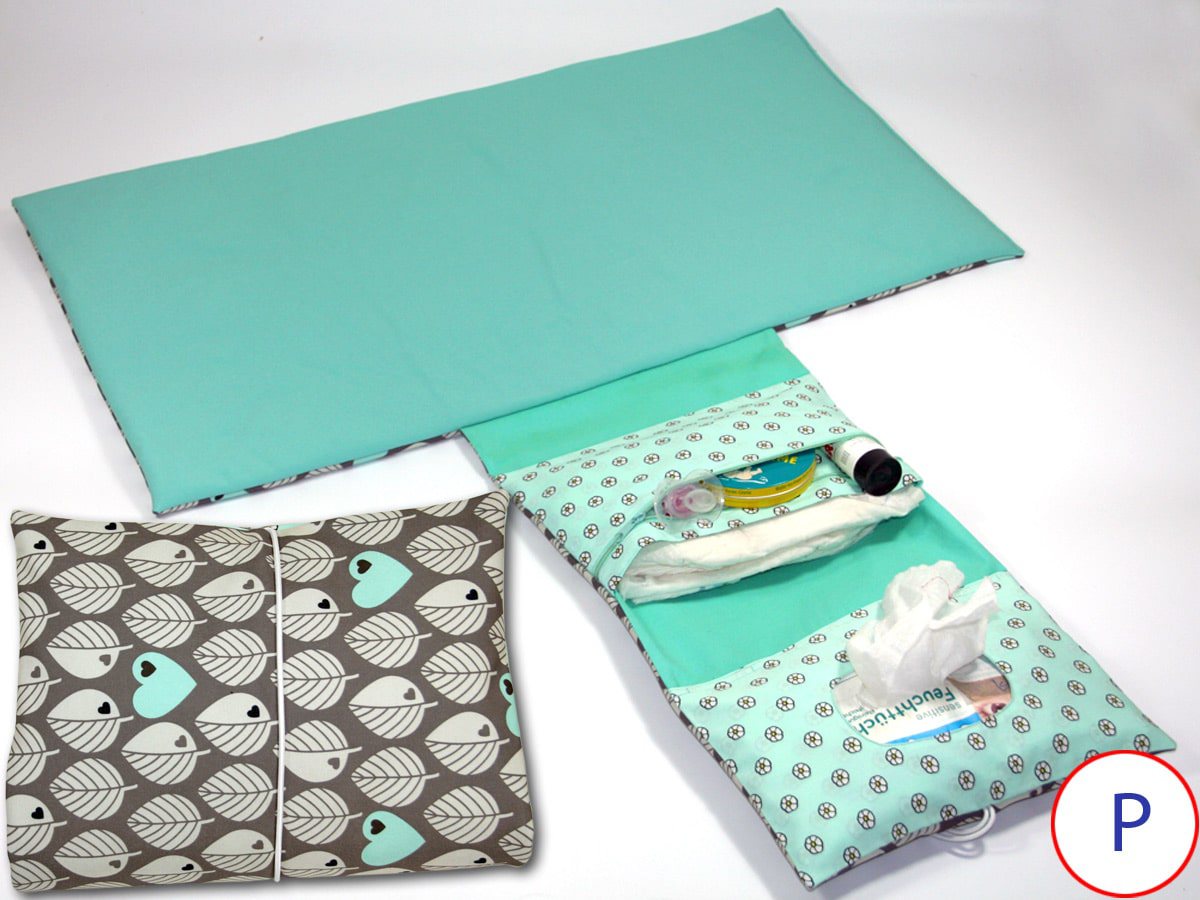 Tragbare Wickelunterlage Für Babys (64,8x38,1 Cm) – Wasserdicht, Faltbar, Mit Handschlaufe