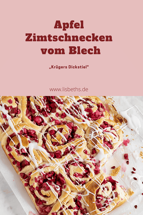 APFEL-ZIMTSCHNECKEN VOM BLECH „KRÜGERS DICKSTIEL”