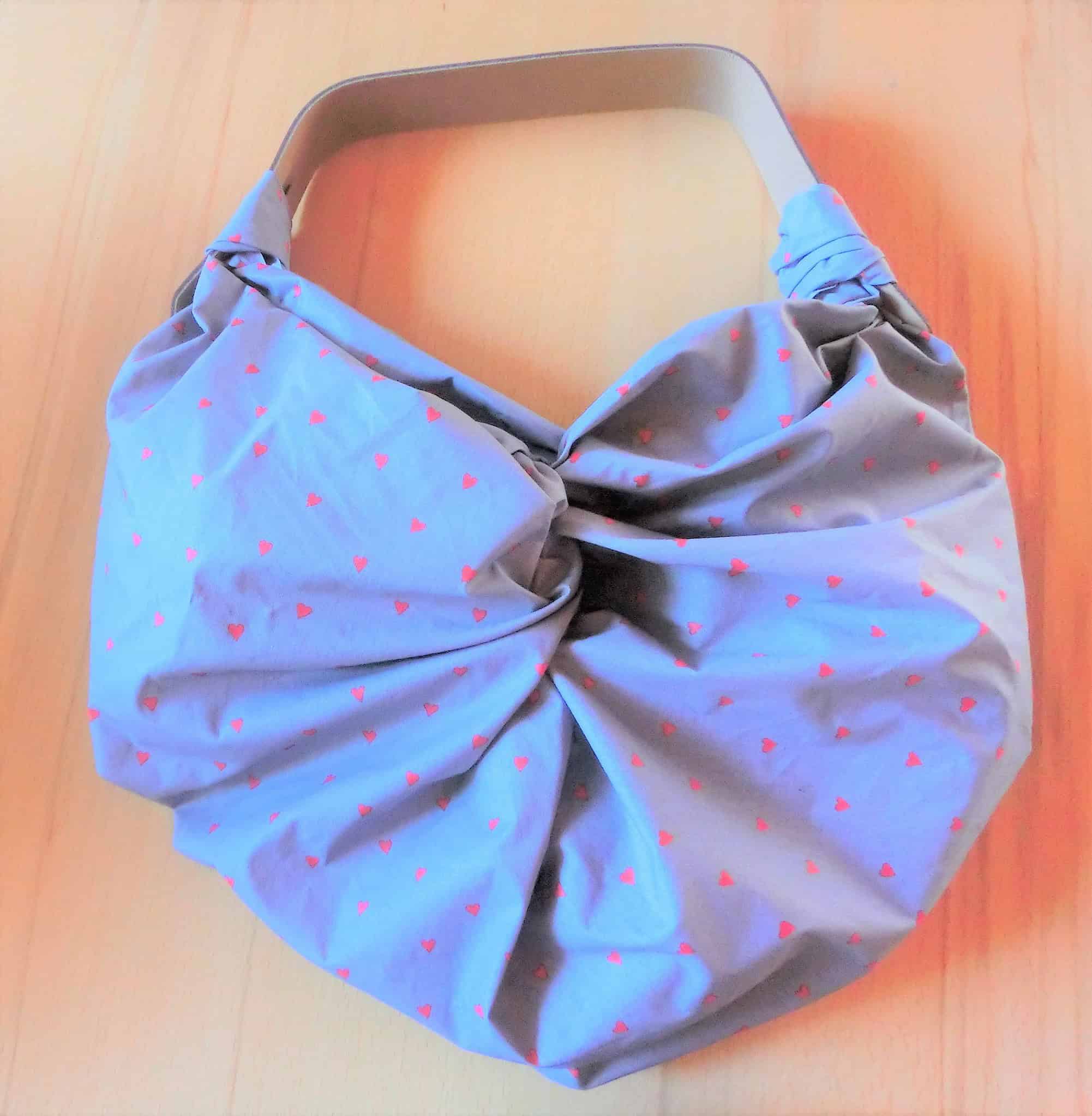 Eine Tasche ganz ohne Nähen, nur geknotet