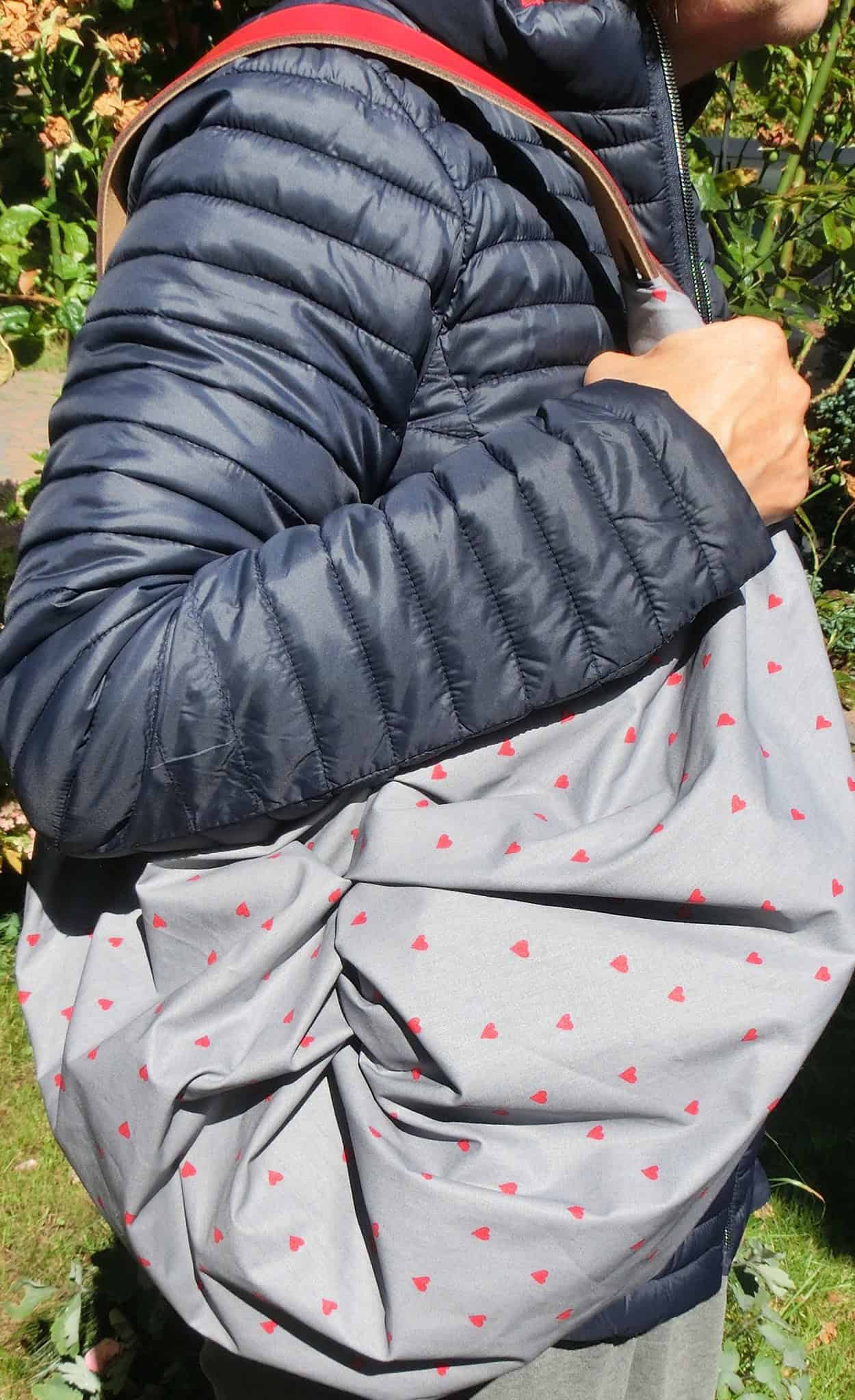 Eine Tasche ganz ohne Nähen, nur geknotet
