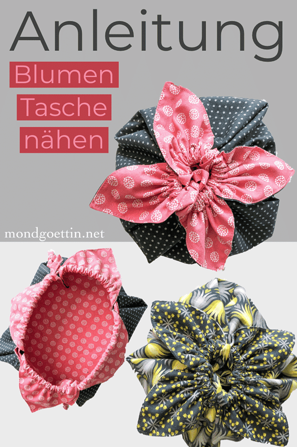 Tasche in Blumenoptik nähen - HANDMADE Kultur