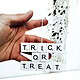 SCRABBLE ORNAMENTE ZU HALLOWEEN