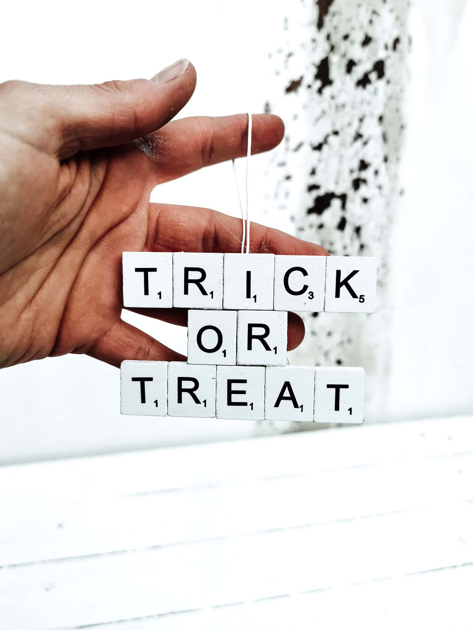 SCRABBLE ORNAMENTE ZU HALLOWEEN