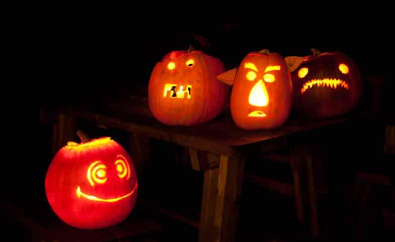 Halloween Skizze für Kinder