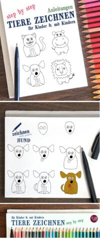 Tiere zeichnen mit Kindern: HUND