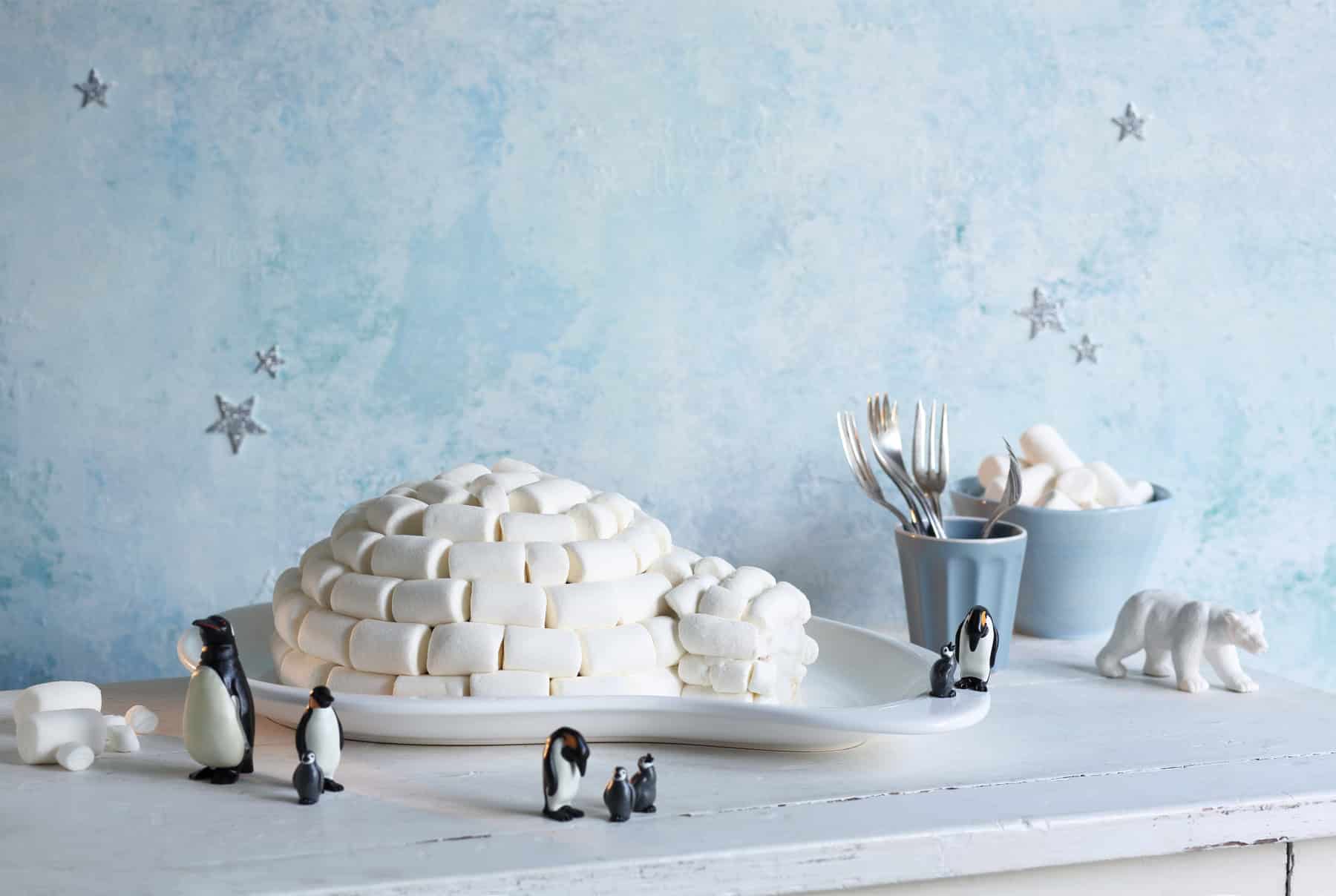 Fräulein Smillas Gespür für Kuchen: Iglu-Kuchen für Arktisforscherinnen und Klimaschützer