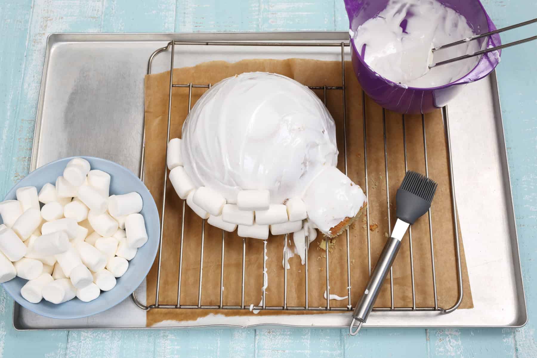 Fräulein Smillas Gespür für Kuchen: Iglu-Kuchen für Arktisforscherinnen und Klimaschützer