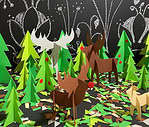 Weihnachtlicher Zauberwald