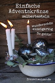 Wunderschönes Adventskränze selbermachen