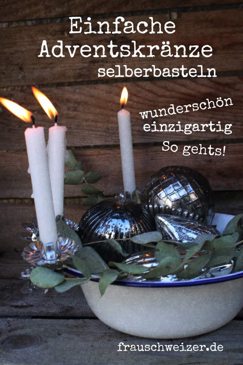 Wunderschönes Adventskränze selbermachen