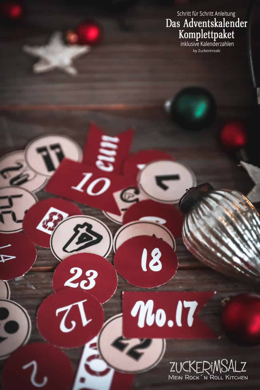 DAS ADVENTSKALENDER KOMPLETTPAKET DIY – INKLUSIVE VORLAGEN ZUM AUSDRUCKEN