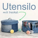 Utensilo mit Deckel nähen