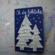 Weihnachtskarten mit alten Buchseiten basteln