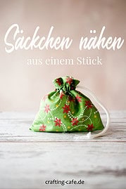 Säckchen nähen aus einem Stück!