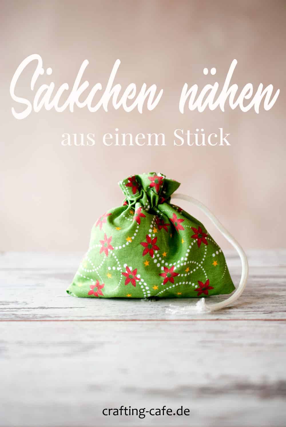 Säckchen nähen aus einem Stück!