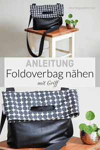 Anleitung - schöne Foldoverbag nähen