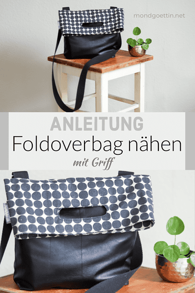 Anleitung - schöne Foldoverbag nähen