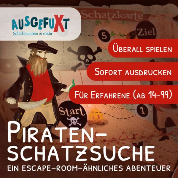 Piraten-Schatzsuche „für Große“