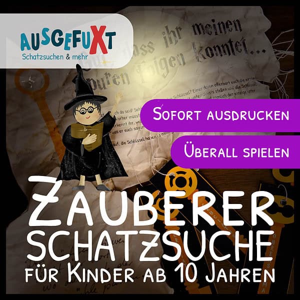 Zauberer-Schatzsuche „Zauberschüler im Einsatz​“